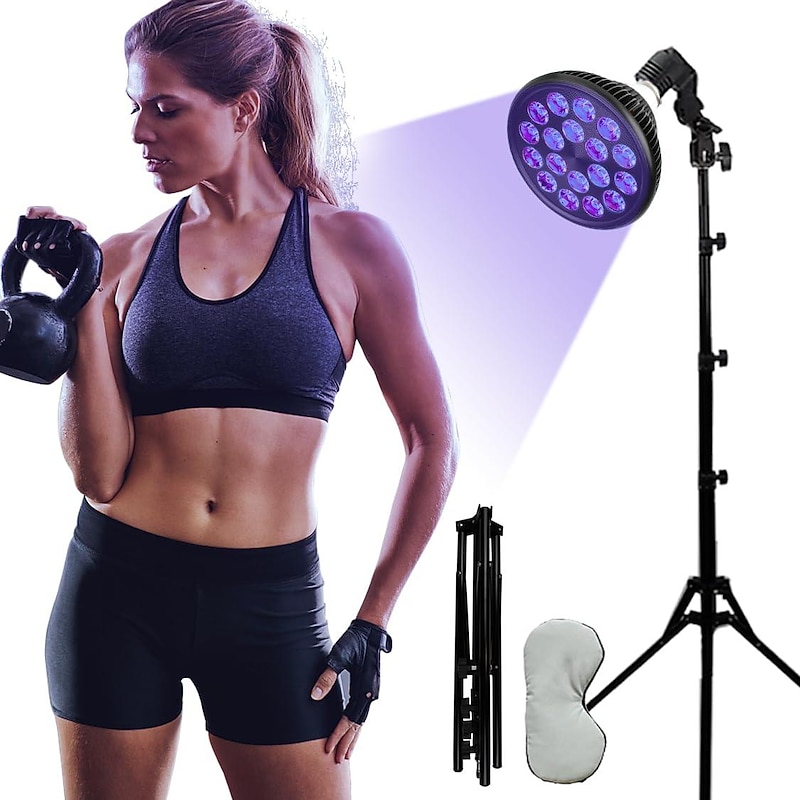 Tanning Lamp Sun Lamp Tanning Light 54W for Home Self Use Tanner Body Bronzers Sun Lamps 54w Sun Light with for Body with 38