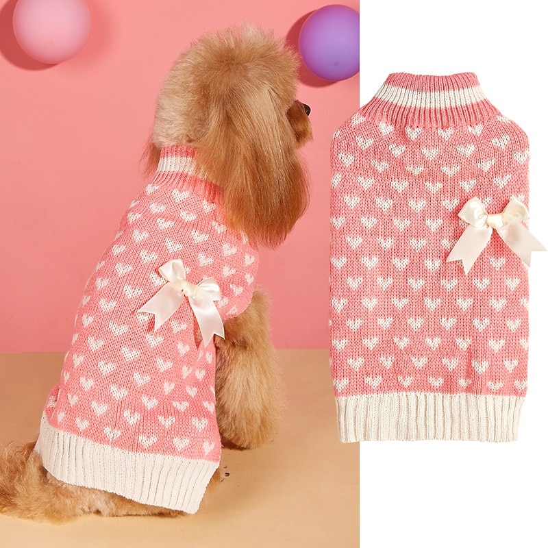 Dog Cat Sweater Jumper Fashion Cool Winter Breathable Soft Washable Comfortable Halloween Outdoor Casual Daily Dog Clothing for Bichon Frise Pomeranian Baby Pet Papillon Small3