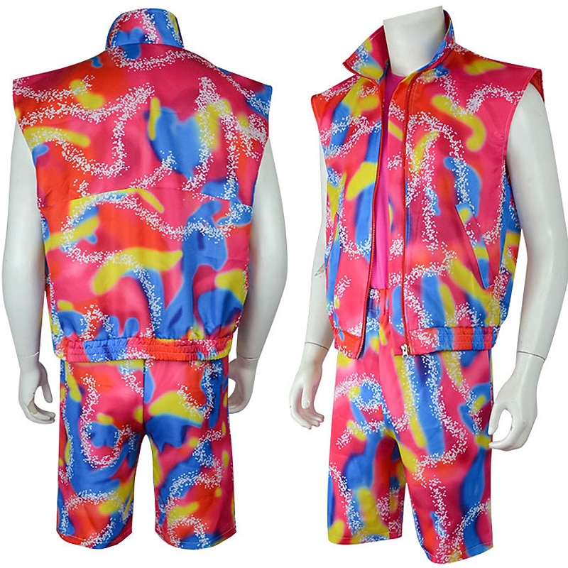 Movie Rollerblade Outfits Doll Y2K Cowgirl Suits Jumpsuit Dress Hot Pink Men's Women's Couple's Cosplay Costume Mardi Gras Halloween Carnival Masquerade4