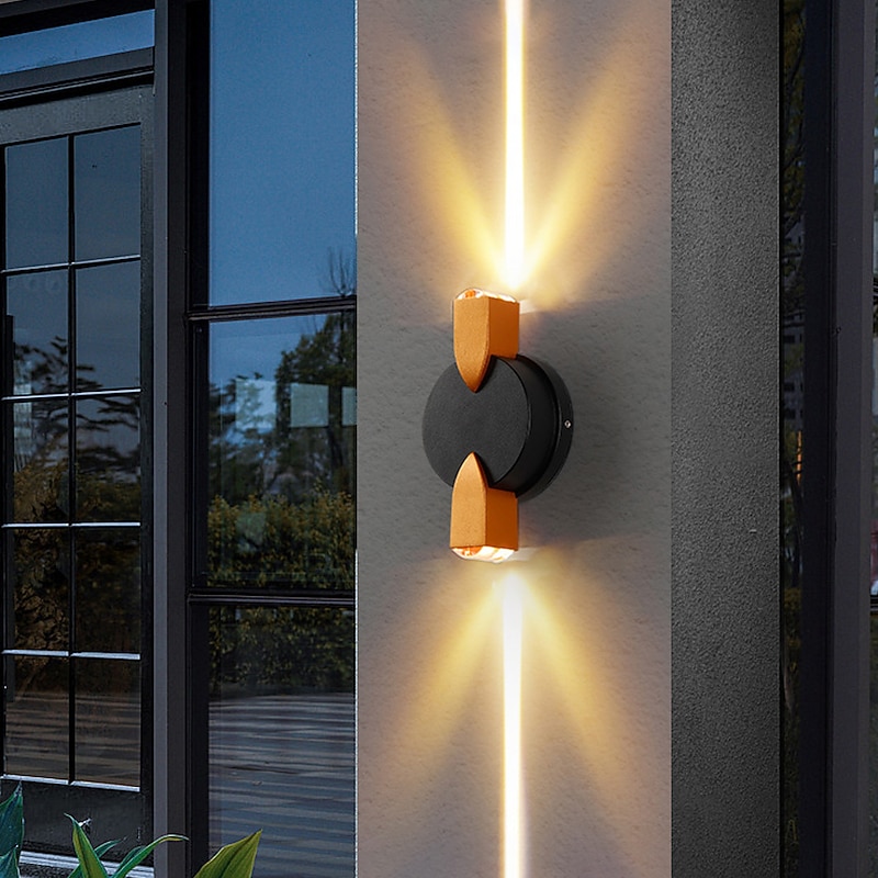 LED Wall Lights Outdoor Waterproof IP65 Modern Minimalist Geometric Design Aluminum Living Room Bedroom Corridor Light 110-240V3