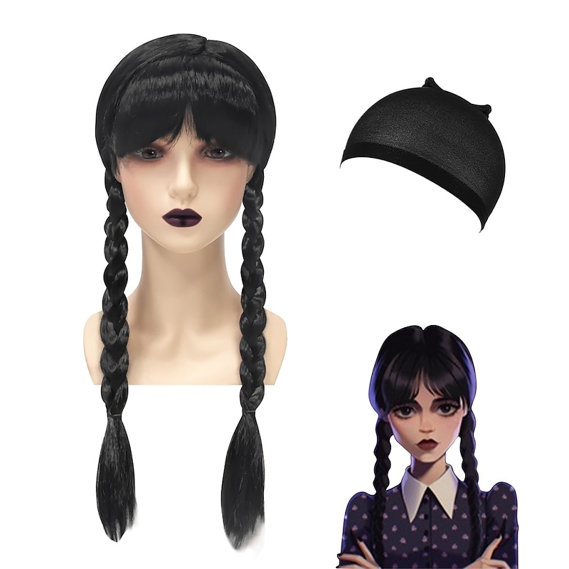 Kids Girls Family Party Cosplay wigs Dress Up Halloween Wigs