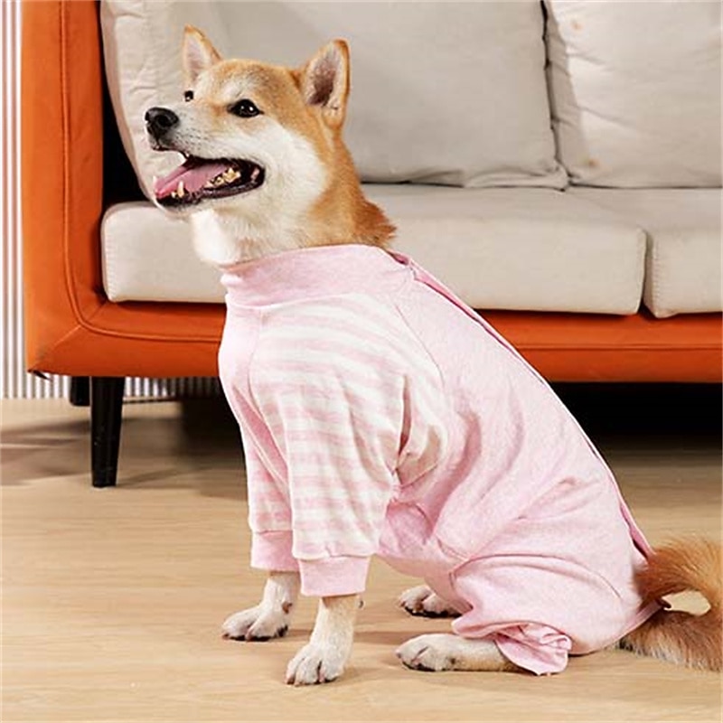 Dog Cat Pajamas Surgery Recovery Suit Fashion Cute Winter Breathable Soft Washable Comfortable Outdoor Casual Daily Dog Clothing for Bichon Frise Pomeranian Baby Pet Papillon Small4