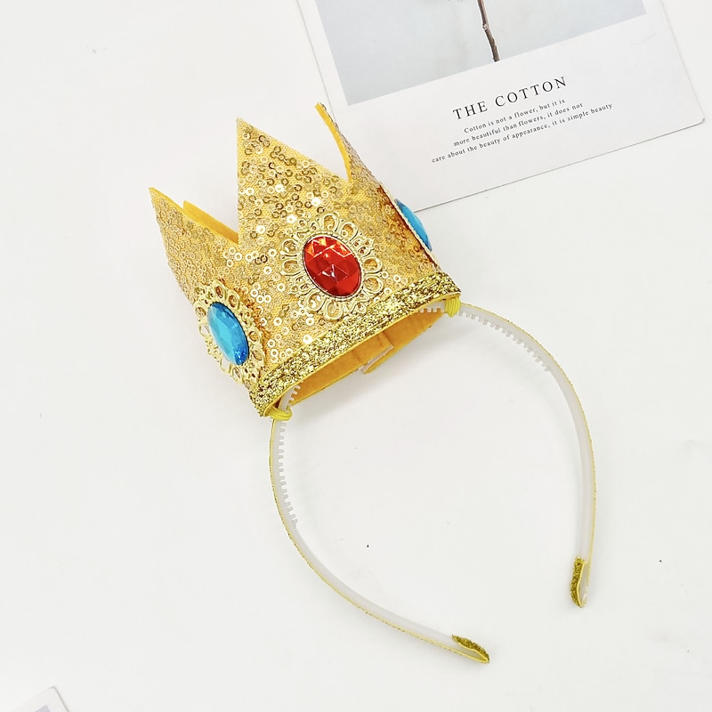 Princess Peach Princess Cosplay Jewelry Accessories Cosplay Movie Cosplay for Girls' Kid's Carnival Children's Day Masquerade4