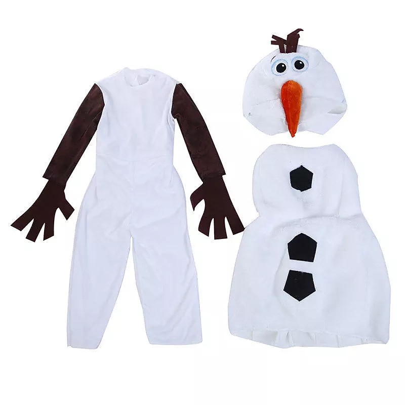 Frozen Olaf Theme Party Costume Cosplay Movie Cosplay for Boys Girls' Kid's Carnival Masquerade3