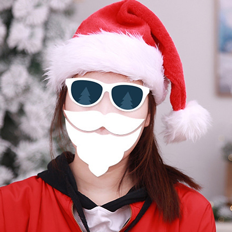 Santa Claus Christmas Hat Men's Women's Boys' Girls' Christmas Kid's Adults' Christmas Christmas Eve Christmas Party Hat2