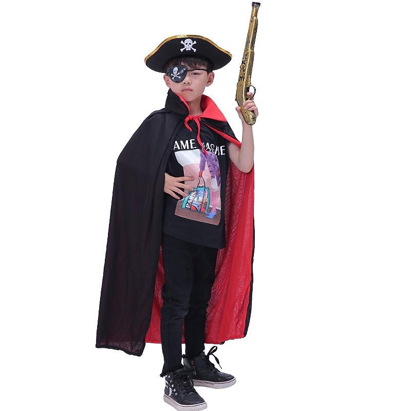 Vampire Dracula Halloween Cosplay Costume Cloak Masquerade Cosplay Kid's Adults' Men's Women's Boys' Halloween Carnival Masquerade Party / Evening Easy Halloween Costumes Dress Up4