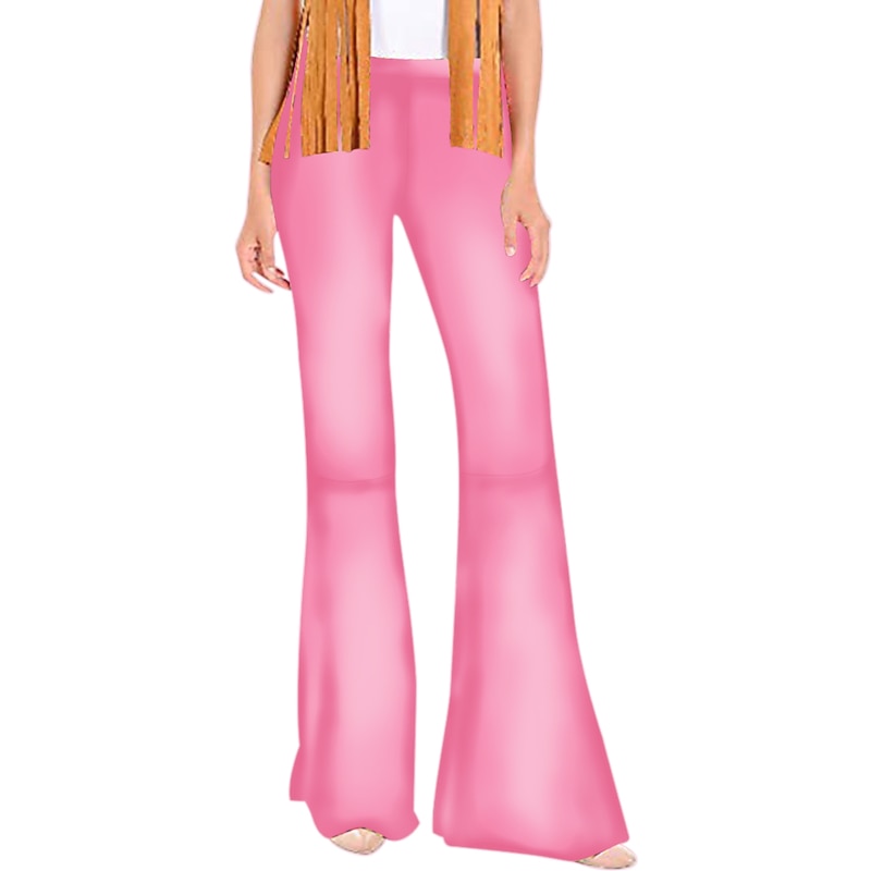 Retro Vintage Boho 1970s Trousers Bell Bottom Pants Wide Leg Pants Hippie Fancy Dress Women's Masquerade Party / Evening Bachelorette Party Pride Parade Adults' Pants4