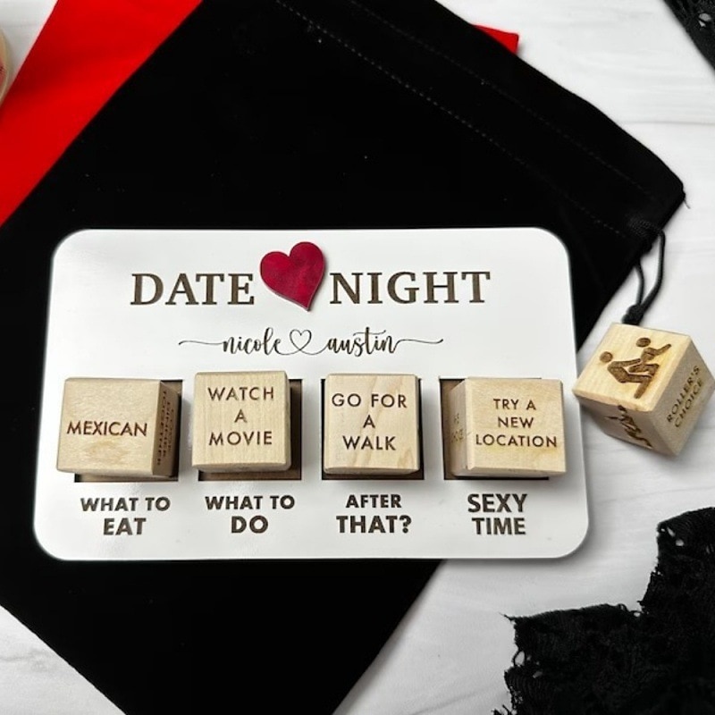 Date Night Dice After Dark Edition | 5th Anniversary Gift | Couples Gift | Wedding or Engagement Gift-Valentine's Day Gift3