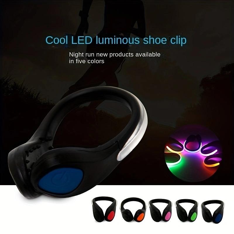 Outdoor Luminous LED Warning Light Clip Flashing Shoe Clip Light For Night Running Riding Bicyle Jogging Safety Light Lamp4
