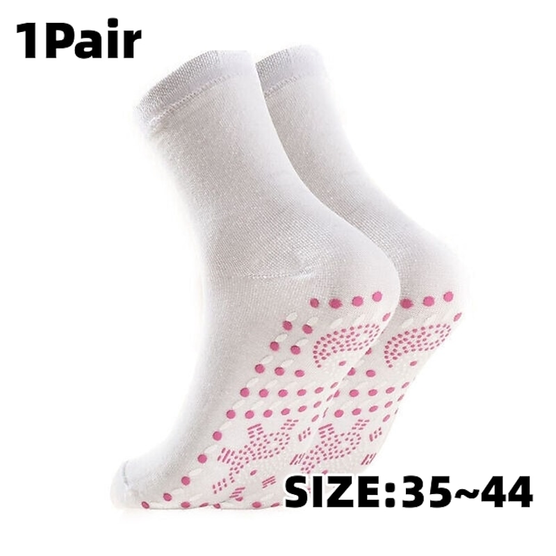2 pairs Slimming Health Sock Weight Loss Health Sock Hyperthermia Magnetic Self-Heating Socks Foot Massage Thermotherapeutic Sock4