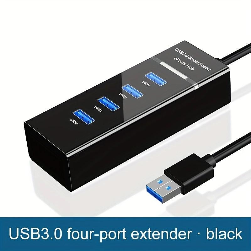 USB 3.0 Hub Atolla 4 Ports Super Speed USB For Laptops MacBook Surface Pro PS4/5 Flash Drives Hard Drives3