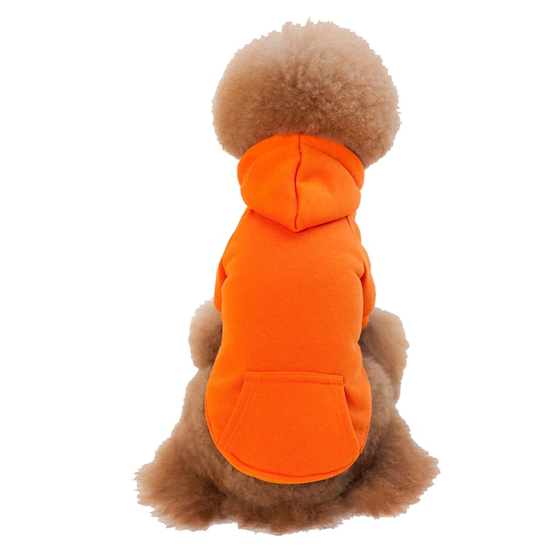 Dog Cat Hoodie Fashion Cute Winter Breathable Soft Washable Comfortable Outdoor Casual Daily Dog Clothing for Bichon Frise Pomeranian Baby Pet Papillon Small2
