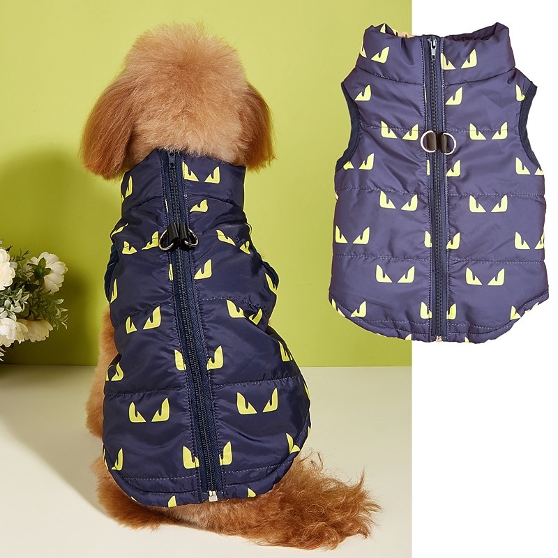 Dog Cat Coat Jacket Vest Fashion Party Winter Waterproof Warm Breathable Soft Washable Party Halloween Casual Daily Dog Clothing for Bichon Frise Pomeranian Baby Pet Papillon Small4