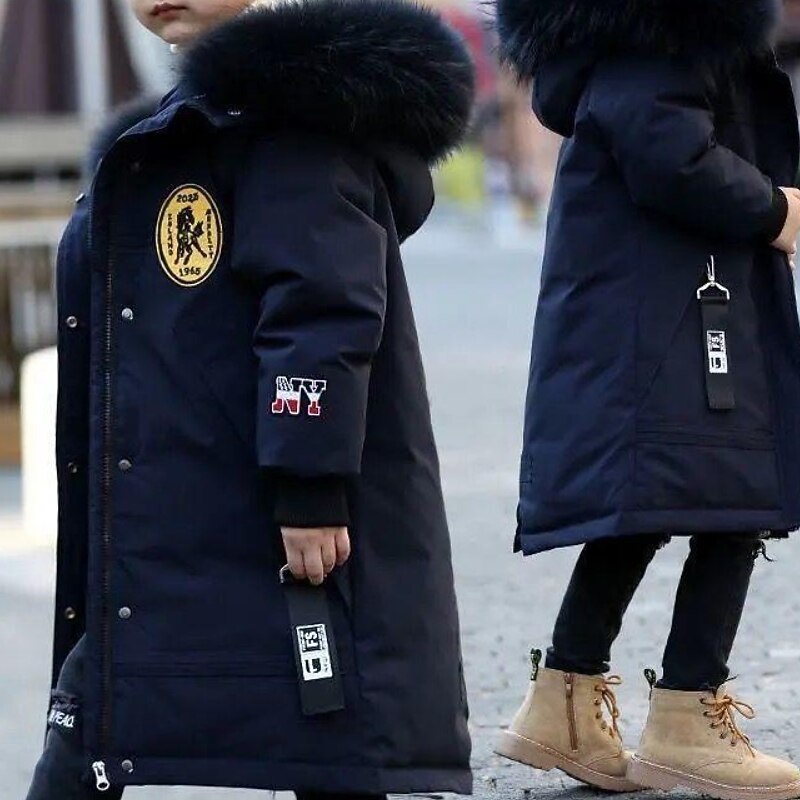 Kids Boys Fleece Jacket Hoodie Jacket Outerwear Solid Color Long Sleeve Zipper Coat Casual Adorable Daily Black Green Spring Fall 7-13 Years