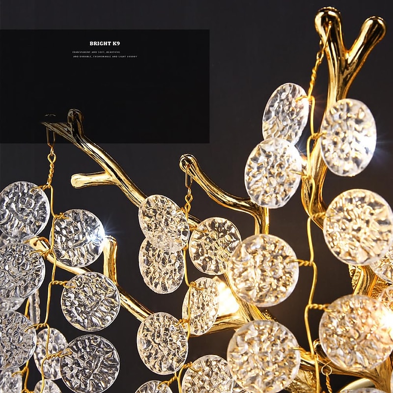 LED Wall Sconce Lamp Crystal Dimmable 25/40cm Minimalist Wall Mount Light Lighting Fixture Indoor Lights for Living Room Bedroom  110-240V3