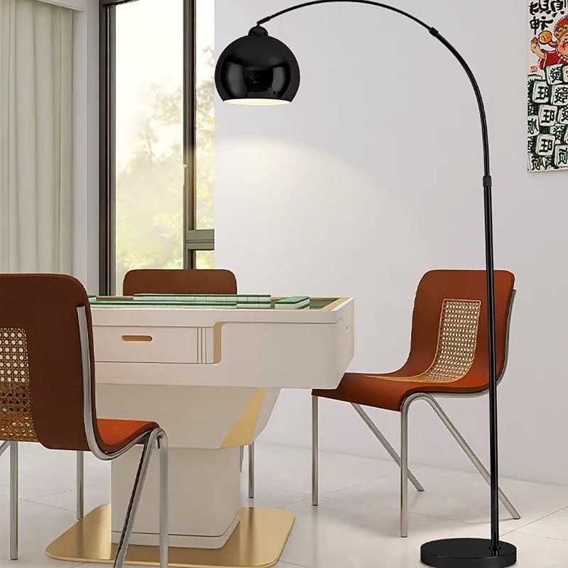 Floor Lamp, Floor Lamp, Arc Floor Light, Reading Floor Lamp, Steel / Nickel Matte, Satin Adjustable Grande Stainless Steel 110-240V3