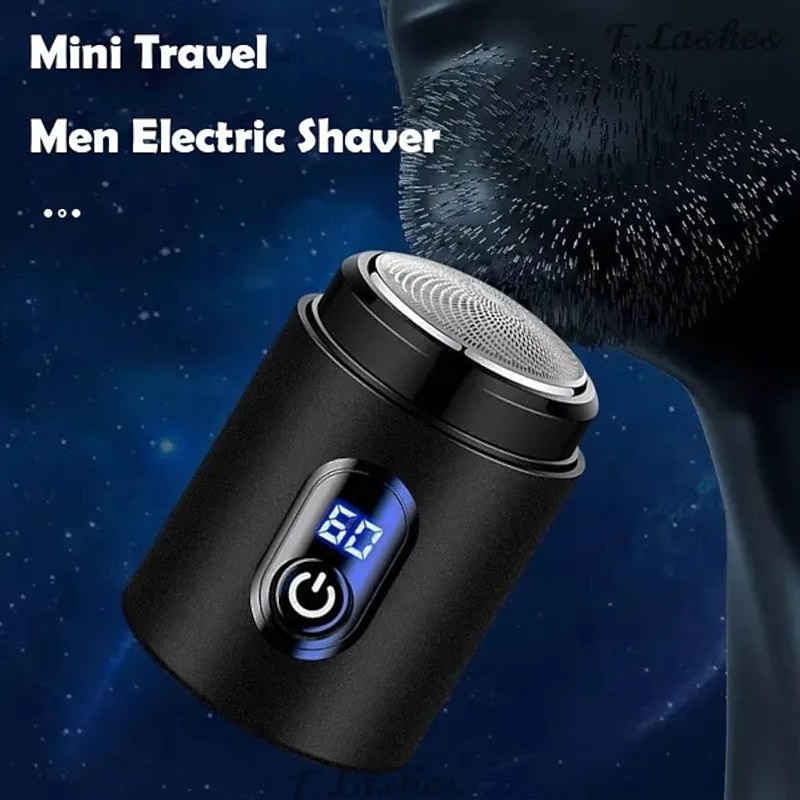 Mini Electric Travel Shaver for Men Pocket Size Rechargeable Portable Painless Cordless Trimmer Knive Face Beard Razor4