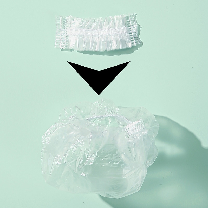 100pcs Disposable Waterproof Ear Cover Bath Shower Salon Ear Protector Cover Caps Dyeing Hair One-off Earmuffs easy to use4