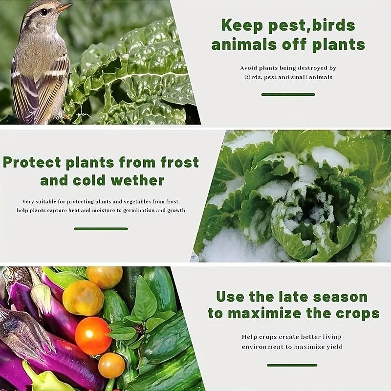 Plant Covers Freeze Protection Frost Blanket For Plants Tree Blanket Cover Frost Cover For Animal Protection4