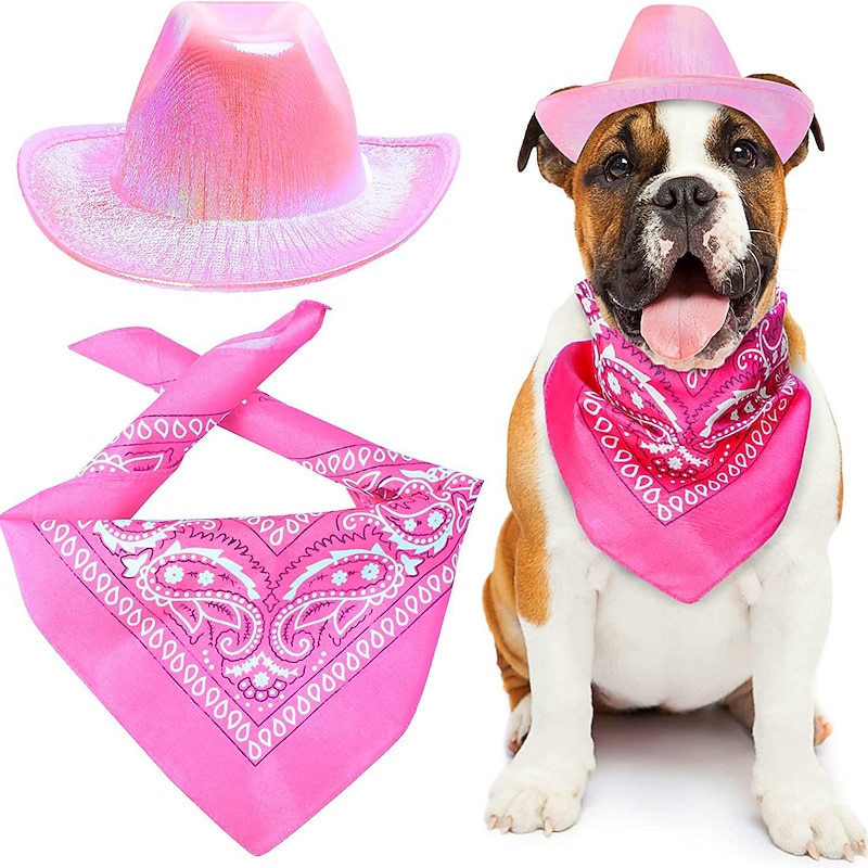 Dog Cat Dog Bandana & Dog Hat Dog Birthday Bandana Hat Fashion Casual Winter Waterproof Breathable Soft Washable Comfortable Casual Daily Dog Clothing for Bichon Frise Pomeranian Baby Pet Papillon2