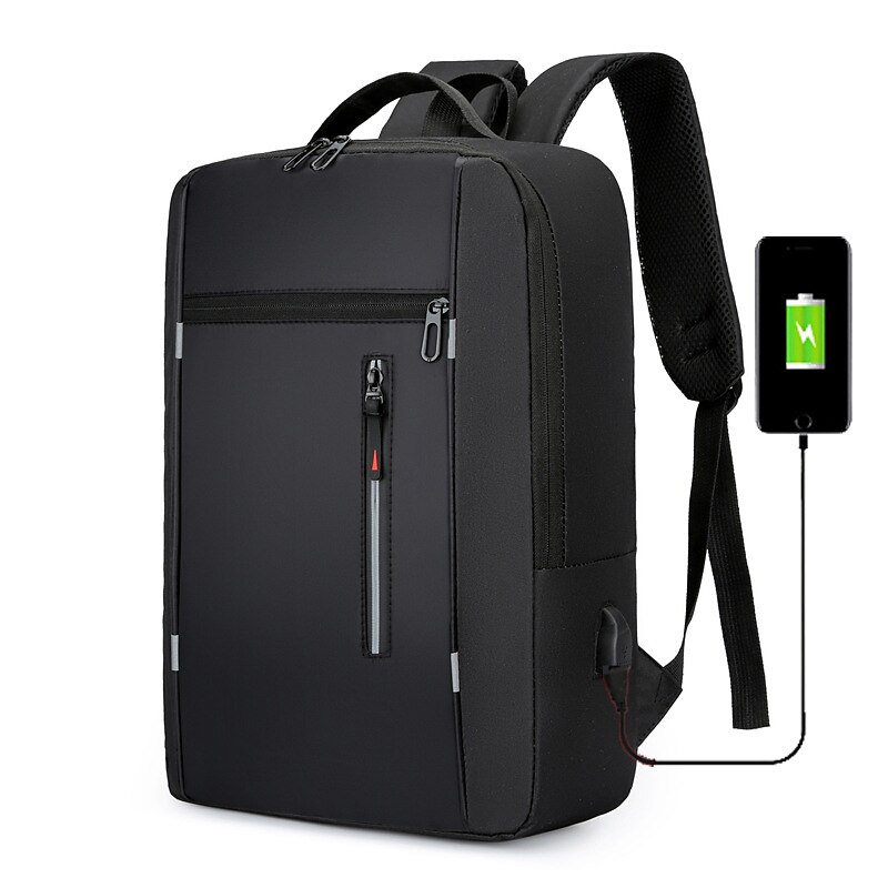1pc Men's Women's Backpack With USB Charging Port Business Commuter Computer Bag For Business Trip Daily Use Laptop Backpack Multifunctional Student Large Capacity Backpack2
