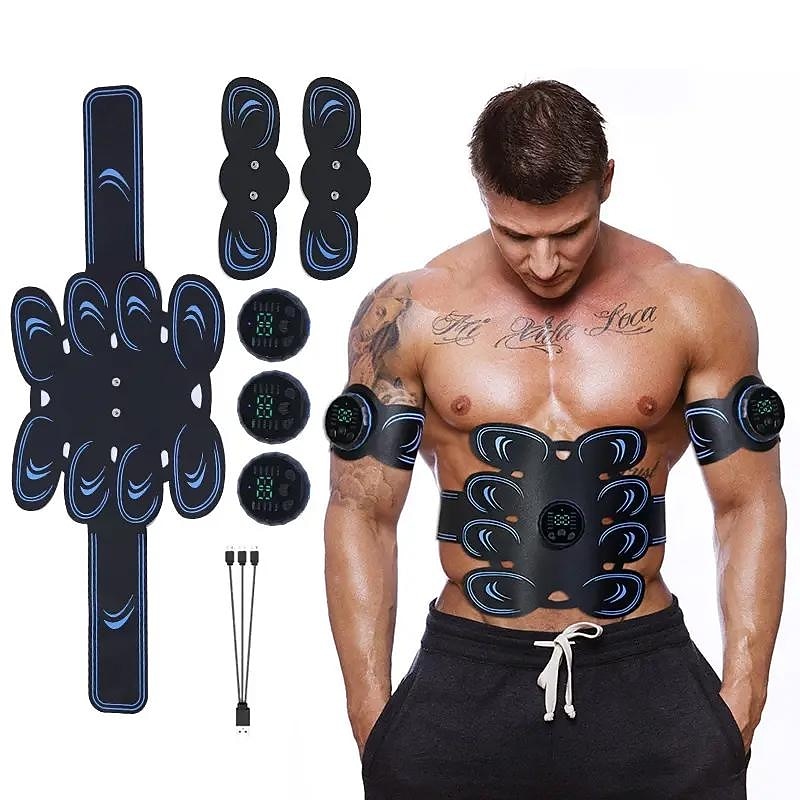 2023 New Upgrade Electric Abdominal Muscle Stimulator Slimming Massage Unisex Trainer Ems Exercise Body Training Fitness Equipment3
