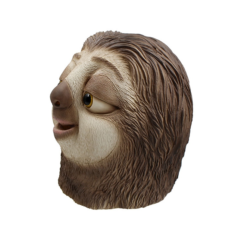 Sloth Halloween Mask Halloween Props Funny Halloween Adults' Men's Women's Halloween Carnival Mardi Gras Easy Halloween Costumes Dress Up4
