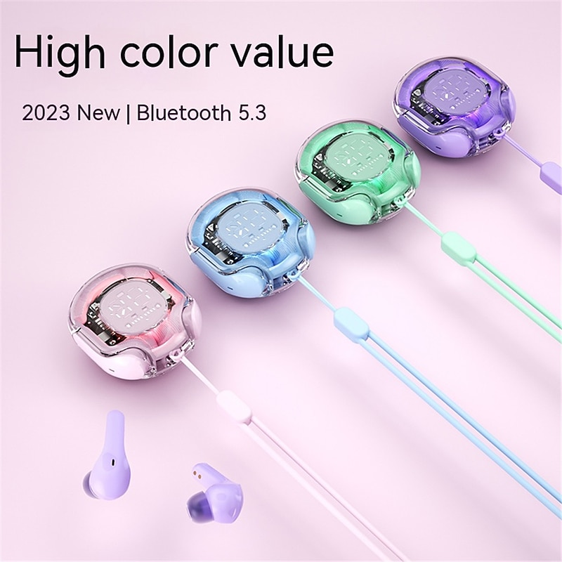 NEW T8 TWS Bluetooth 5.3 Headphones Wireless Earphone Sport Gaming Headsets Noise Reduction Earbuds Bass Touch Control4