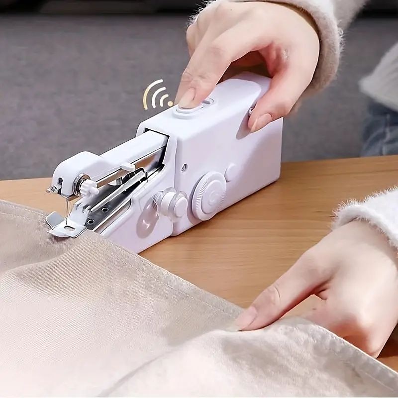 Handheld Sewing Machine Mini Sewing Machines,Portable Sewing Machine Quick Handheld Stitch Tool For Fabric, Cloth, Clothing (battery Not Included)3