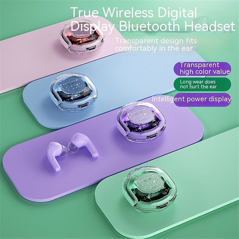 NEW T8 TWS Bluetooth 5.3 Headphones Wireless Earphone Sport Gaming Headsets Noise Reduction Earbuds Bass Touch Control3