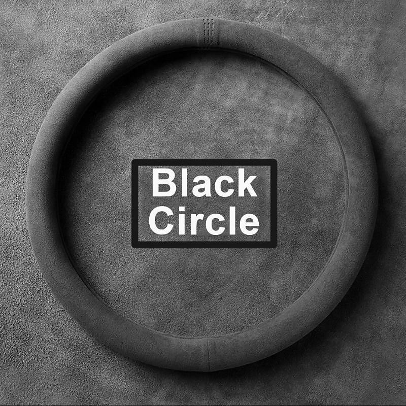 StarFire Suede Cover for All Seasons Steering Wheel Cover Ultra-thin Non-slip Round Breathable Auto Steering Wheel Cover4