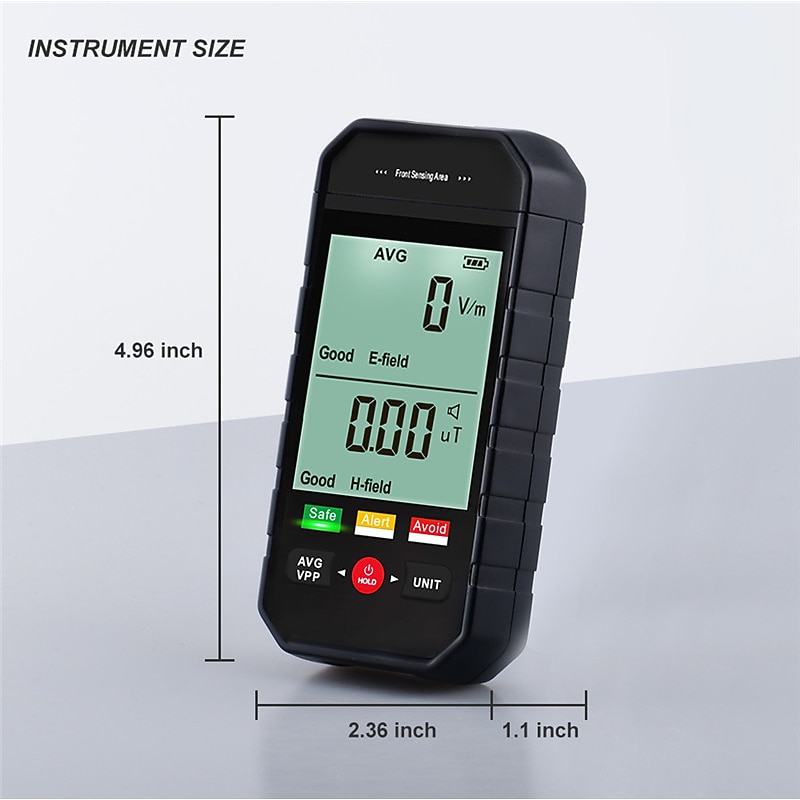Portable Electromagnetic Radiation Tester EMF Electric Magnetic Field Radiation Detector for Household Apartment4