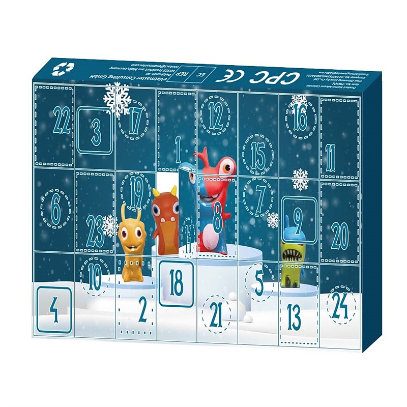 Festival Advent Calendar Blind Box,24 digital countdown gift Elf doll Children's gift Blind box Festival blind box countdown for Christmas Gifts2