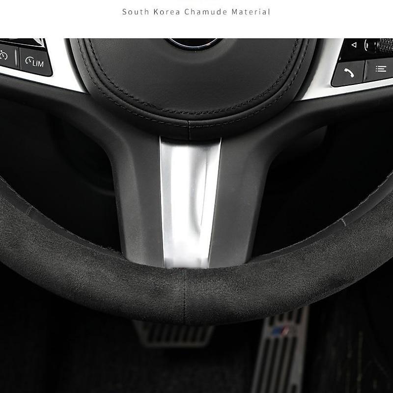 StarFire Suede Cover for All Seasons Steering Wheel Cover Ultra-thin Non-slip Round Breathable Auto Steering Wheel Cover3