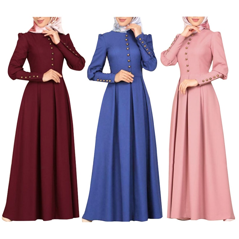 Retro Vintage Victorian Medieval Dress Cosplay Solid Colored Fancy Dress Women's Royal Halloween Carnival Masquerade Carnival of Venice Adults' Dress