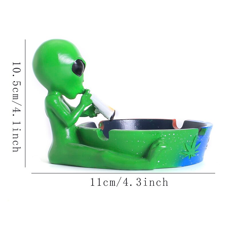 Pocket Ashtray Outdoor Tabletop Ashtrays Alien Ashtray home sitting room decoration desktop ashtray4
