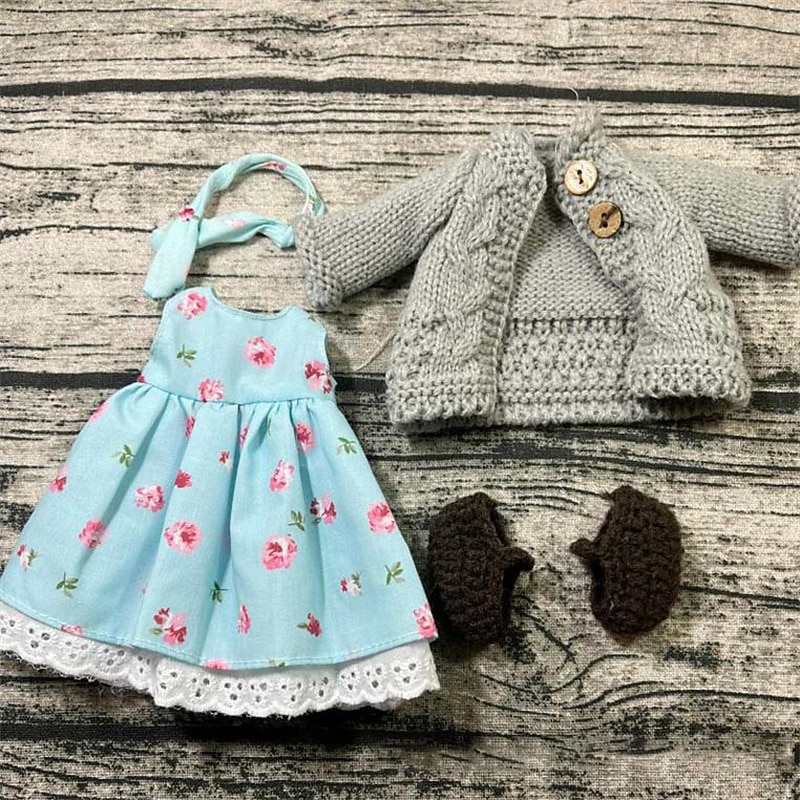 Waldorf Doll Change Clothes Material Bag Personality Set Waldorf Handmade Muppet Doll4