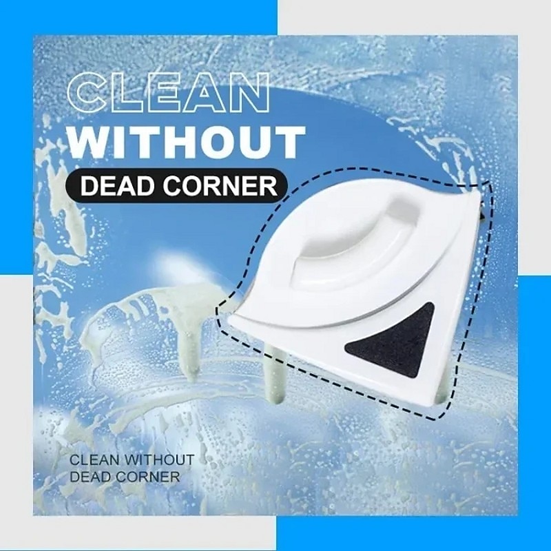 Double Side Window Cleaner Magnetic Window Glass Wiper Cleaning Tool for High-Rise Household Cleaning Cleaning Windows Thickness 3-8mm Window Cleaner Double Side Glass Wiper Adjustable Magnetic2