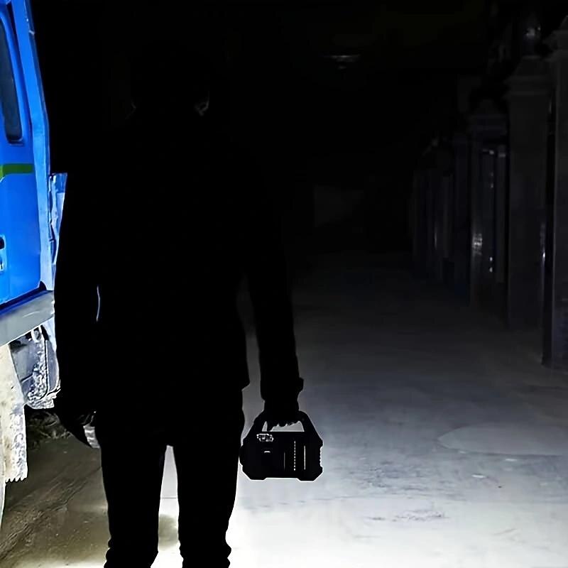 Portable USB Rechargeable Flashlight - Waterproof, 6 Gears, COB/LED Torch Light - Perfect for Camping, Hiking, and Emergencies2