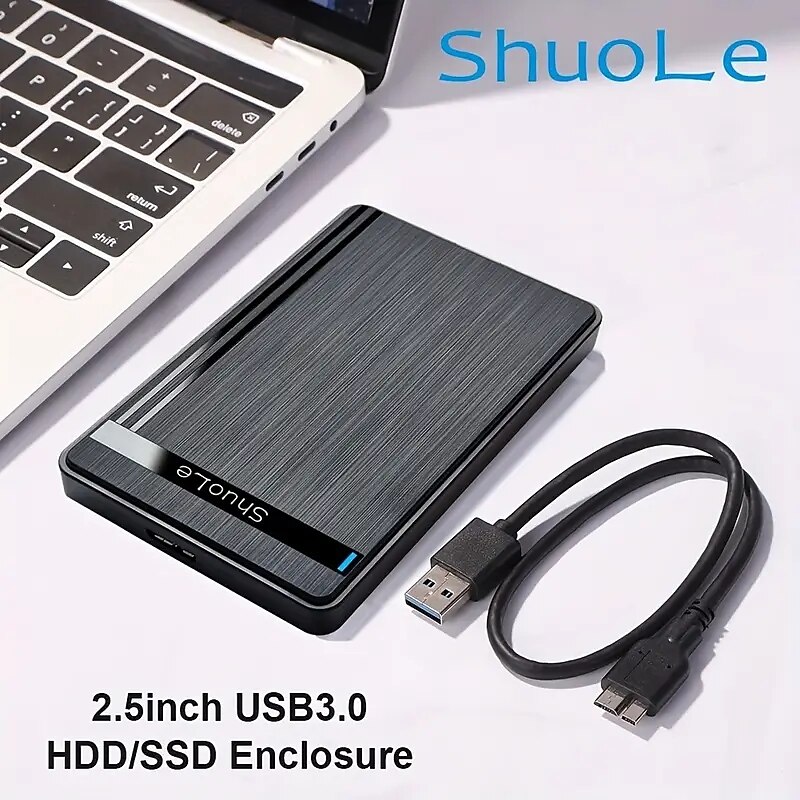 2.5 Inch SATA To USB 3.0 SSD HDD Enclosure Tool Free External Hard Disk Casing Hdd Case Hard Disk CaseOptimized For SSD Support UASP SATA III
