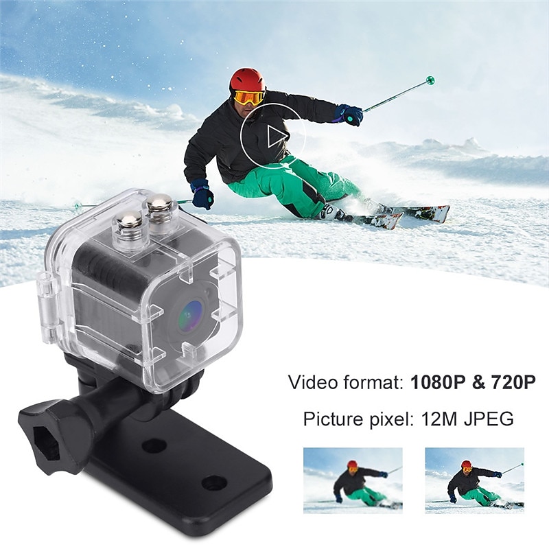 1080P HD Portable Mini Infrared Waterproof Action Camera Camcorder for Home Security Outdoor Sports Recording2