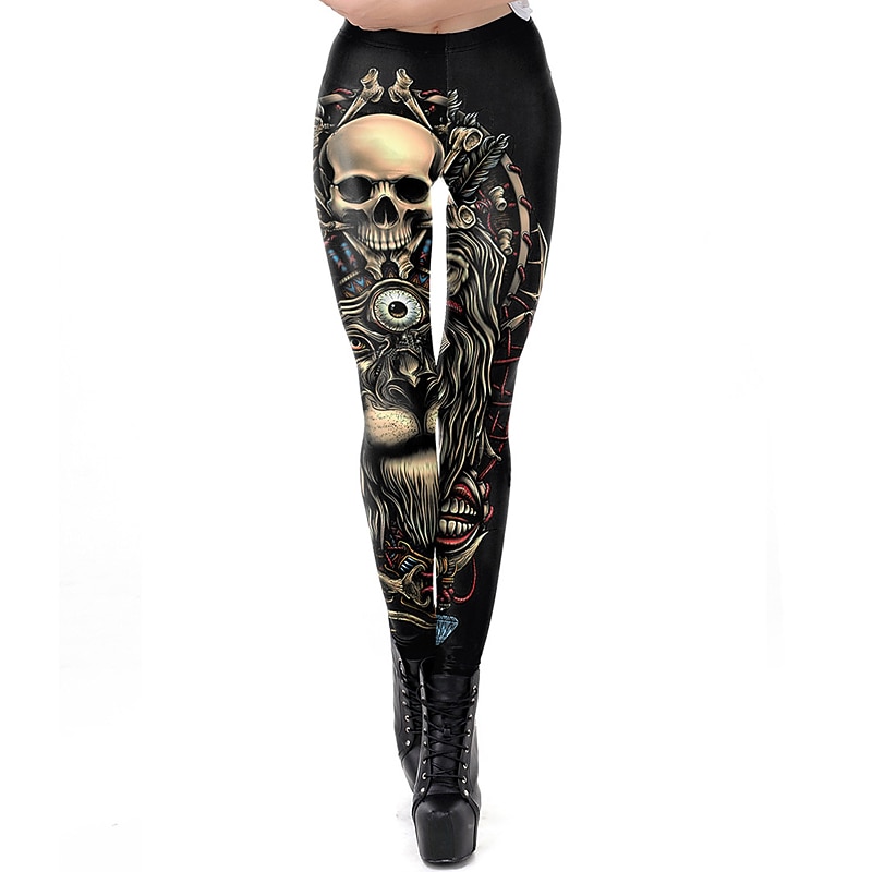 Skeleton Skull Halloween Cosplay Costume Party Costume One Piece Adults' Women's Carnival Masquerade Mardi Gras Performance Party Easy Halloween Costumes Dress Up2