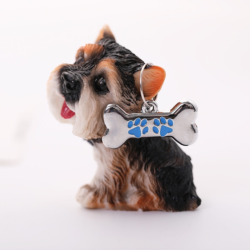 Metal Dog Tag Pendant Pet Collar Pendant Zinc Alloy Bone Pendant Engraved Identity Nameplate