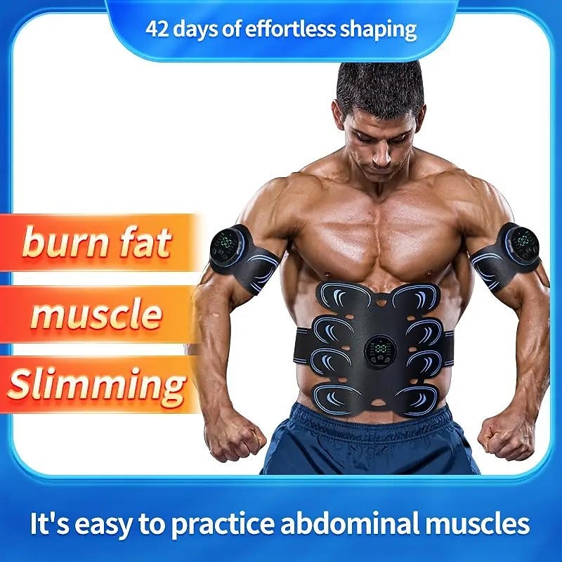 2023 New Upgrade Electric Abdominal Muscle Stimulator Slimming Massage Unisex Trainer Ems Exercise Body Training Fitness Equipment4