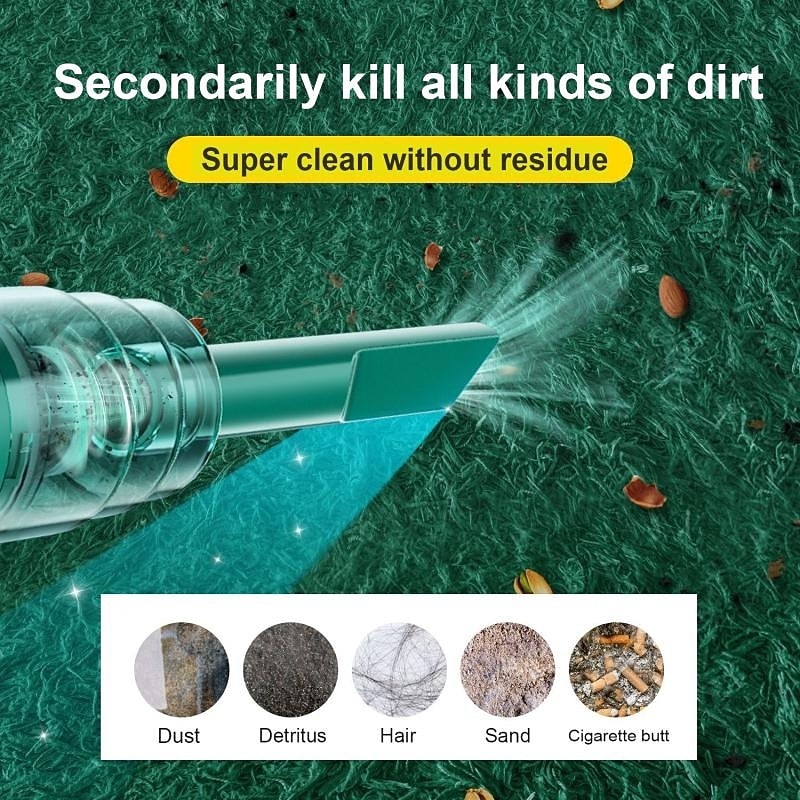 Car Vacuum Cleaner Wireless Portable Large Suction Household Handheld Dust Collector Small Mini Dust Blower4