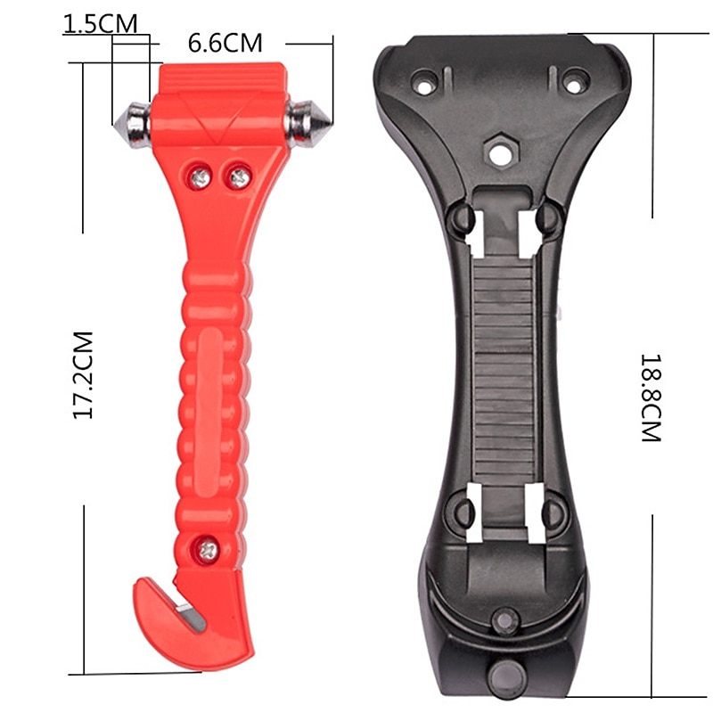 Car Safety Hammer Auto Emergency Glass Window Breaker Seat Belt Cutter Life-Saving Escape Car Emergency Tool2