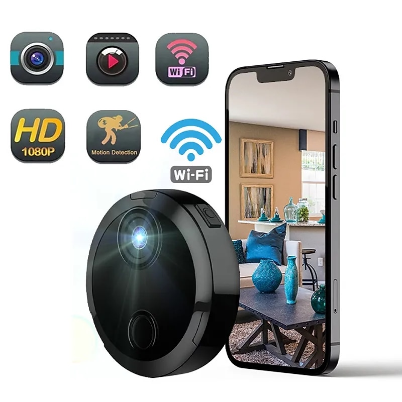 HDQ15 Mini Camera Surveillance IP Wifi HD 1080P Night Vision Remote Smart Home Micro Security Protection Baby Monitor Cameras2