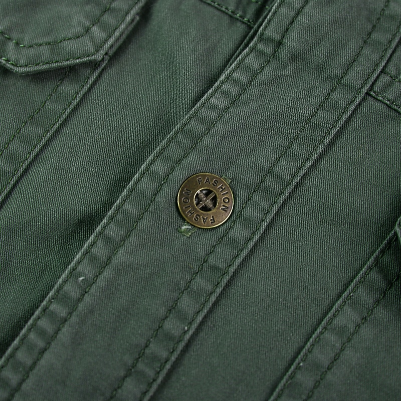 Men's Shirt Workwear Shirts Work Shirt Button Up Shirt Shirt Jacket Cargo Shirt White Army Green Blue Khaki Long Sleeve Plain Turndown Casual Daily Clothing Apparel Cotton Retro Casual3