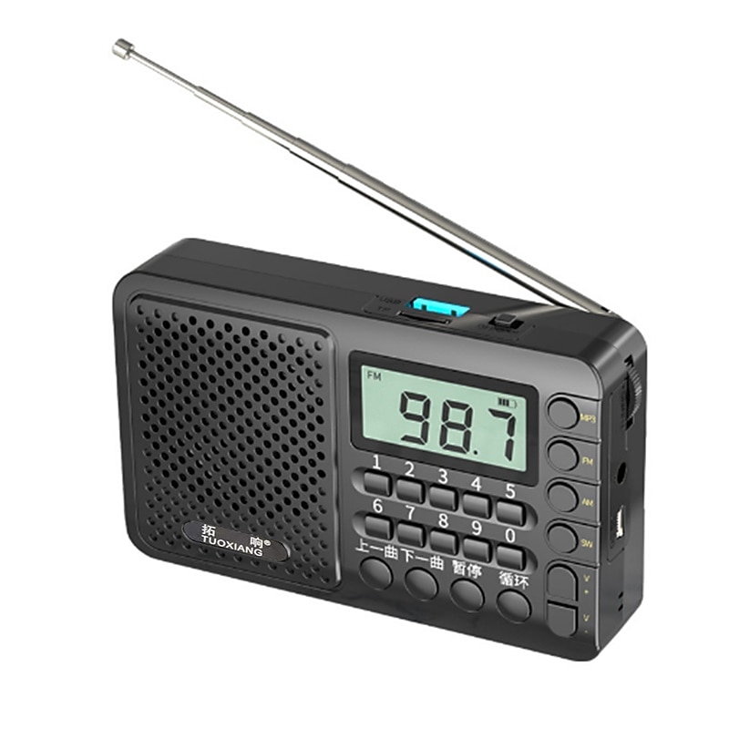 Full Band Radio Portable FM/AM/SW Receiver Radios LED Display for Adult Indoor Outdoor AAA Batteries Powered 2024 – GBP £16