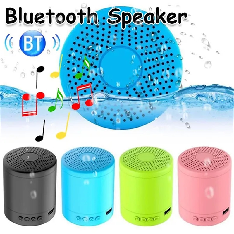 Mini Speaker Bluetooth Speakers Stereo Wireless Loudspeaker Mini Column Music Bass Outdoor Waterproof Speaker Portable Loudspeaker Box Equipment 2024